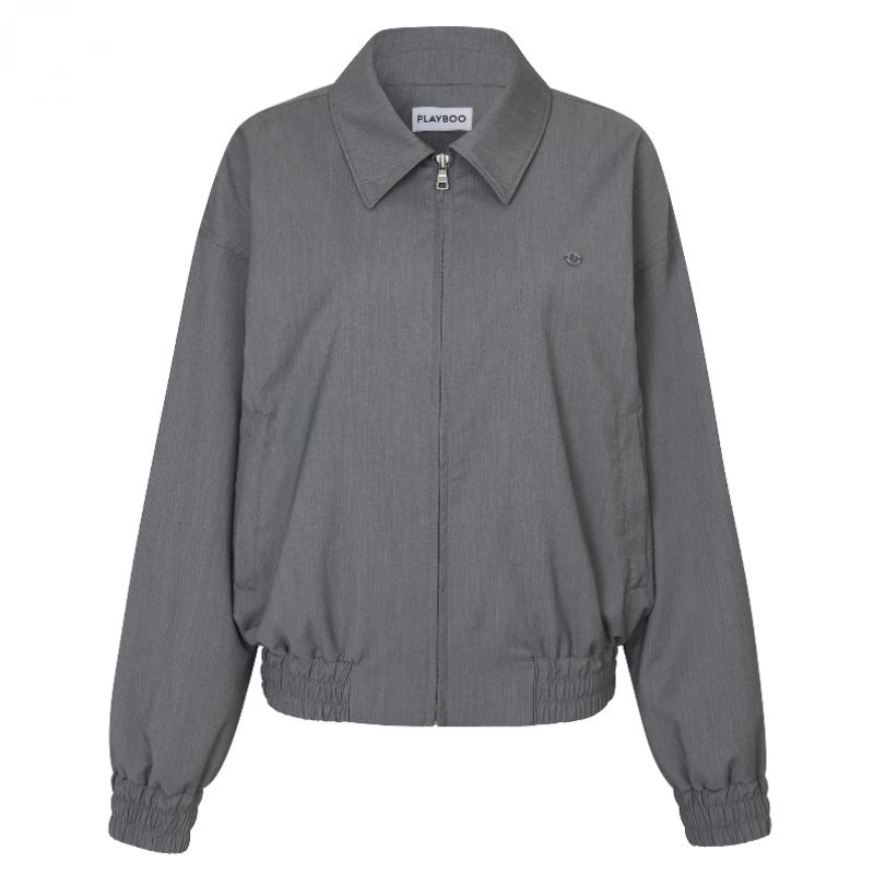 Playboo Cooling Denim Like Jacket Light Grey