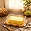 Butter Dish with Lid, Transparent Butter Storage Container, Convenient Kitchen Butter Holder