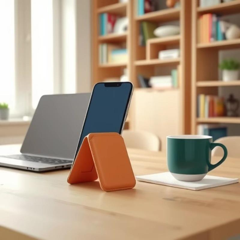 Eco-friendly Foldable Magnetic Card Holder for Apple 17 Promax Series