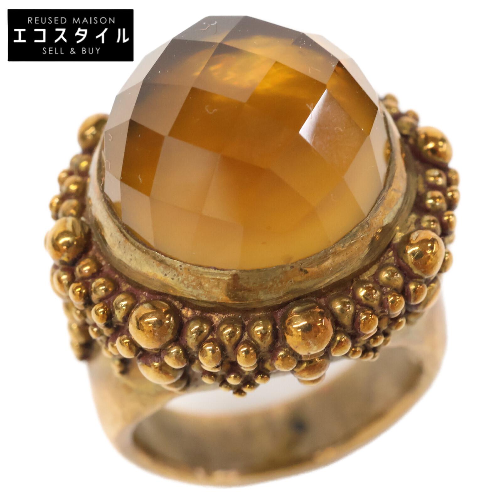 

STEPHEN DWECK Colored stone Ring ring Gold/BrownUsed
