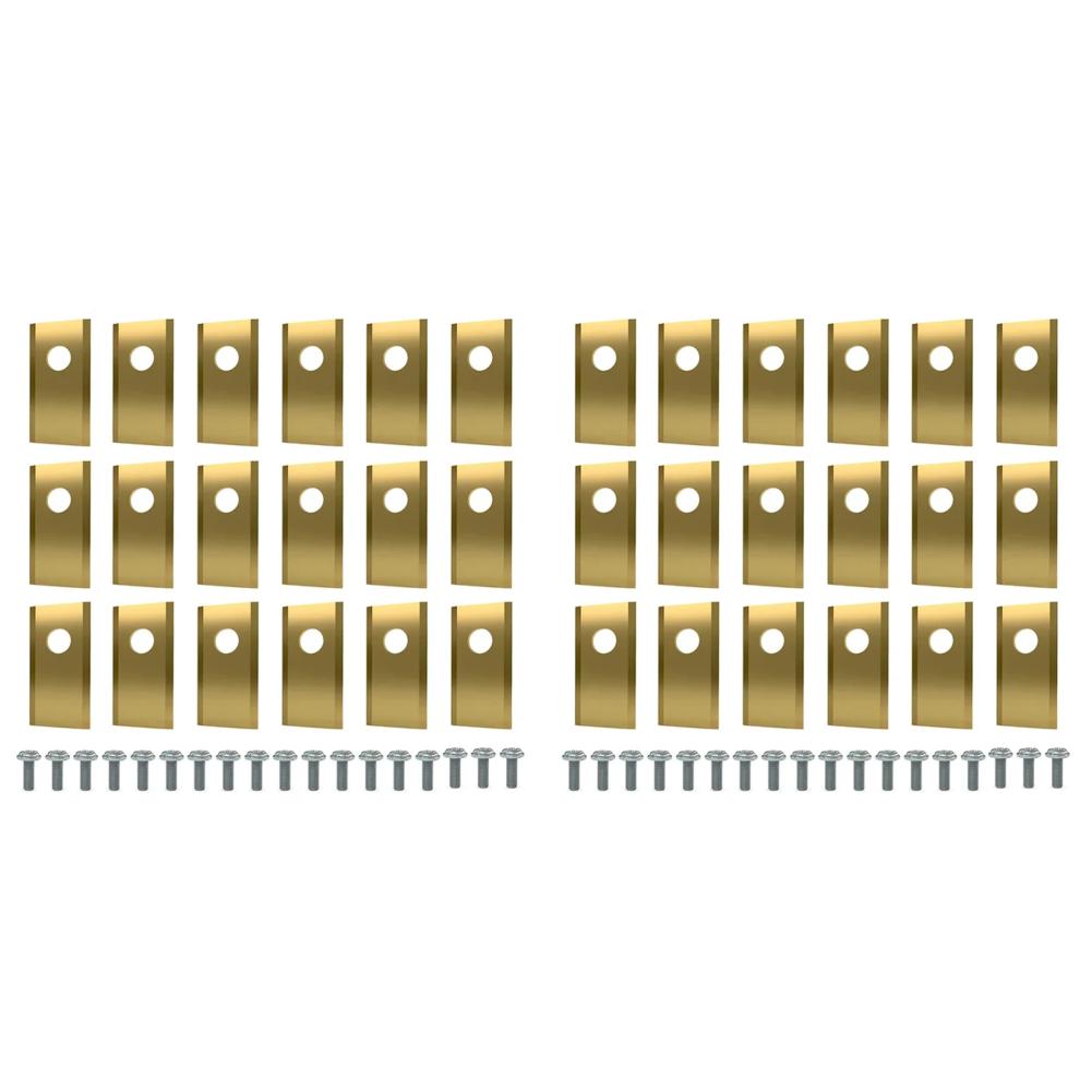 18-54PCS Grass Trimmer Blades Lawn Mower Replacement Trimmer Cutter for Worx Landroid Lawn Mowers Garden Robotic Lawnmower Tools
