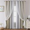 Gradual Change Printed Blackout Curtains Plus Lace Yarn Double Layer Temu