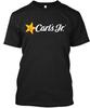 Begrenzte neue Carl's Jr. Amerikanisches Fast-Food-Restaurant Grafik Logo T-Shirt