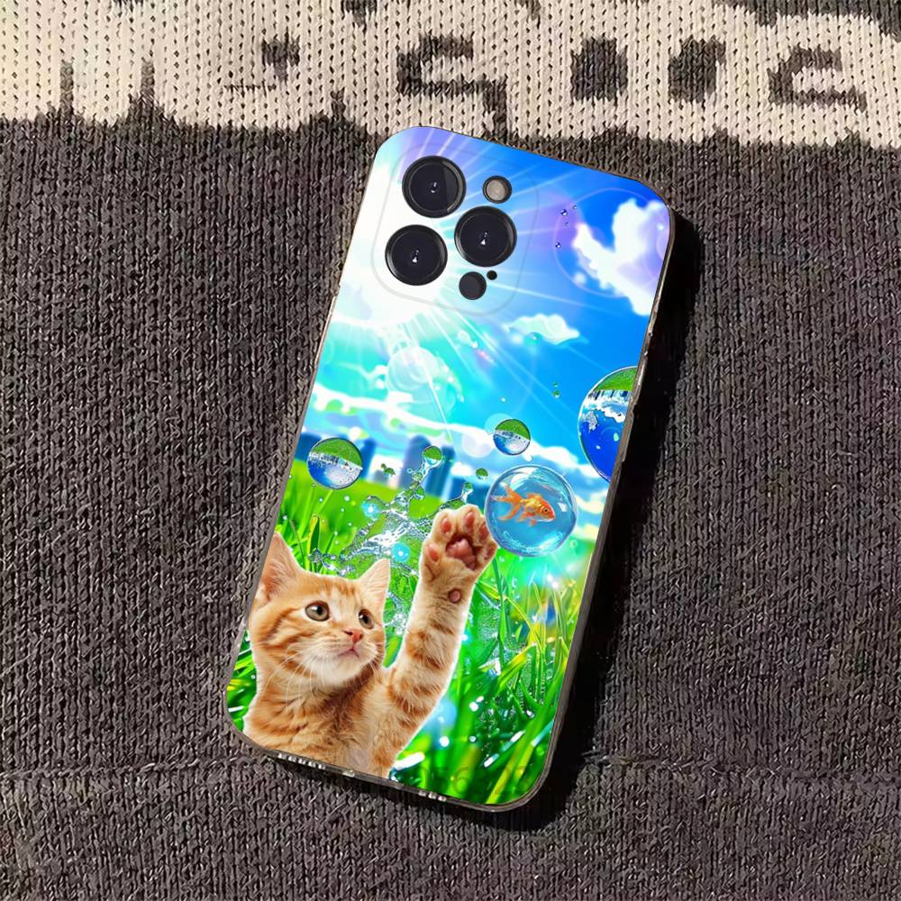 

Frutiger Aero Art Phone Case For iPhone17 16 15 14 13 12 11 Pro Xs Max Mini Plus Antislip Shockproof Hard iPhone13mini