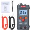NJTY Palm-size LCD Digital Multimeter Auto Range NCV 4000 Counts True RMS Smart Universal Tester 600