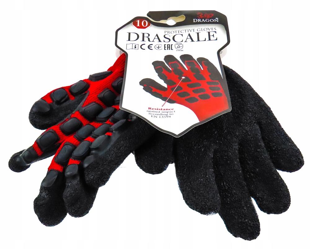 OX-PVC rubber coated PVC work gloves 1 pair