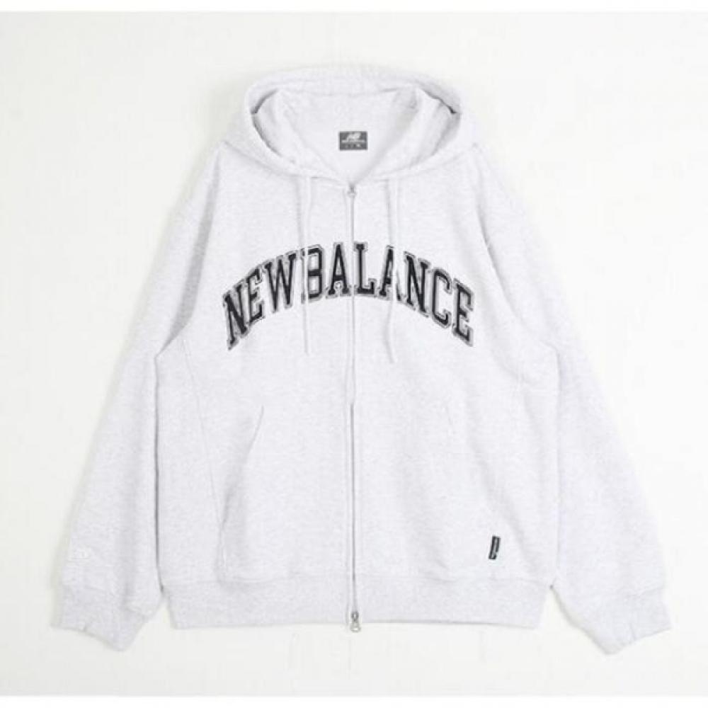

Толстовка с капюшоном New Balance Uni Arched Graphic на молнии Nbmdec3813 16 light gray/95