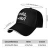 Karl Who Print Sandwich Baseball Cap Men Adjustable Bucket Cap Summer Breathable Sun Protection Hat Women Snapback Hat Golf Hats