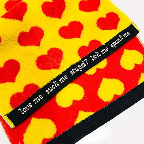 X JAPAN Hide Official Merchandise LEMONeD Jacquard Towel Face Towel "Yellow Heart