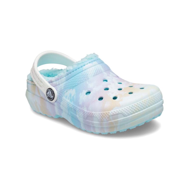 Crocs Classic Clog Lined Out Of The World Clogs Light Blue Kids'