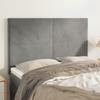 VidaXL Headboards 4 Pcs Light Grey 72x5x78-88 Cm Velvet3116100