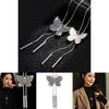 Elegant Butterfly Necklace For Women Long Fashion Sweater Chain Vintage Accessory
