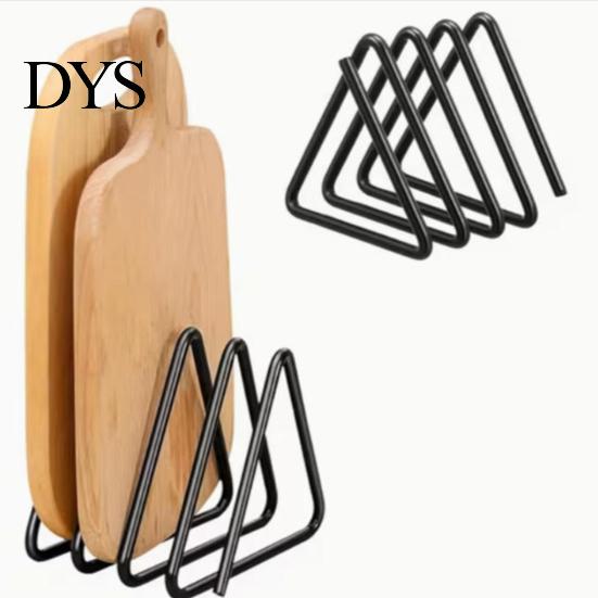 Afdruiprek voor Snijplanken Metalen Snijplankhouder Keukenwerkblad, Multi?Sleuf Organizer Stand Antislip Opbergborden, Deksels, Bakvormen