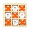 3 PCS Classic XO Strategy Game Wooden Connect Board Games Strategic Toys XO Noughts and Crosses Game for Family Entertainment