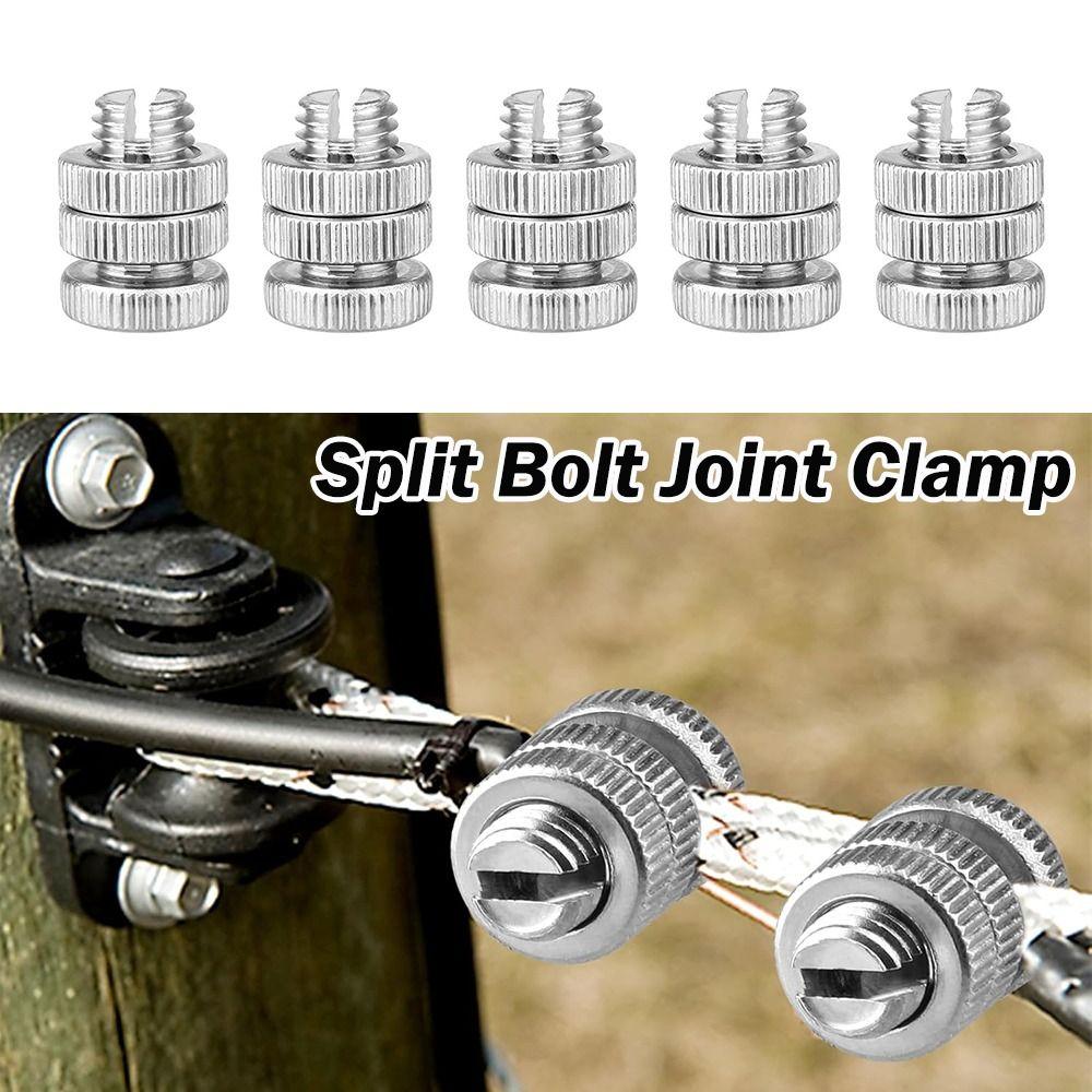 Corrosion Resistant Wire Join Clamp Aluminium Alloy Split Bolt Joint Clamp