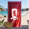 Middlesbrough Football Print Beach Towel, Large Soft Quick Dry Towel for Beach Camping Swimming