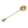 Stainless Steel Coffee Measuring Scoop Gold Long Handle Measuring Tablespoon for Coffee Bean Milk Powder Tea