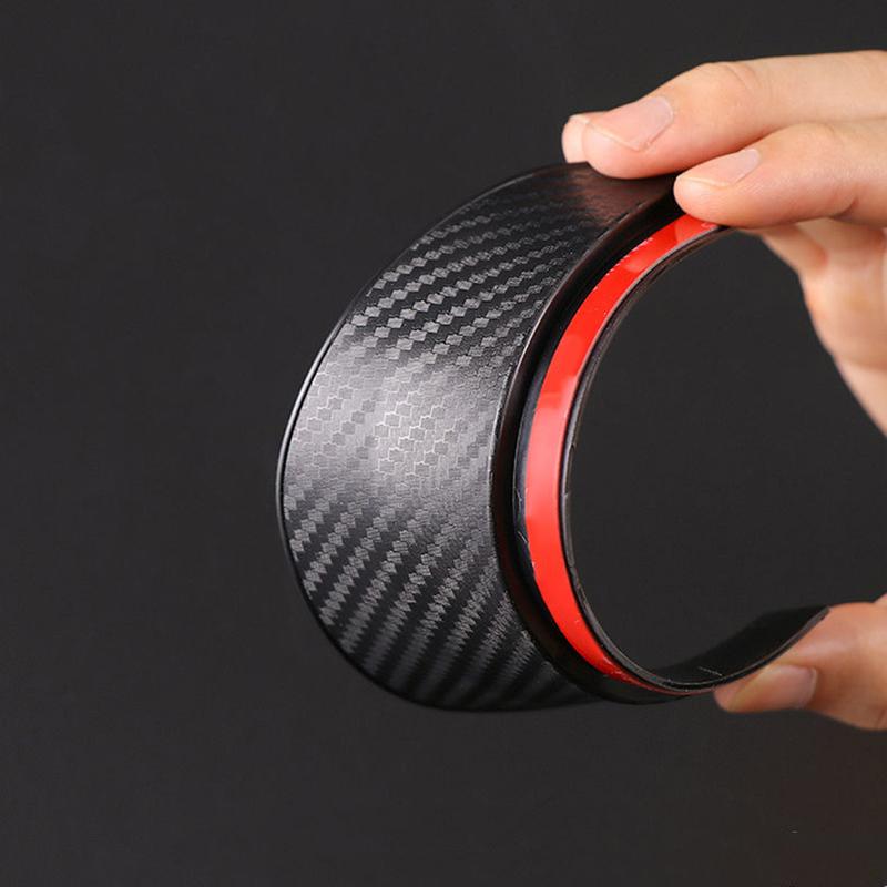 Espelho retrovisor universal do carro chuva sobrancelha vista traseira lâminas à prova de chuva adesivo