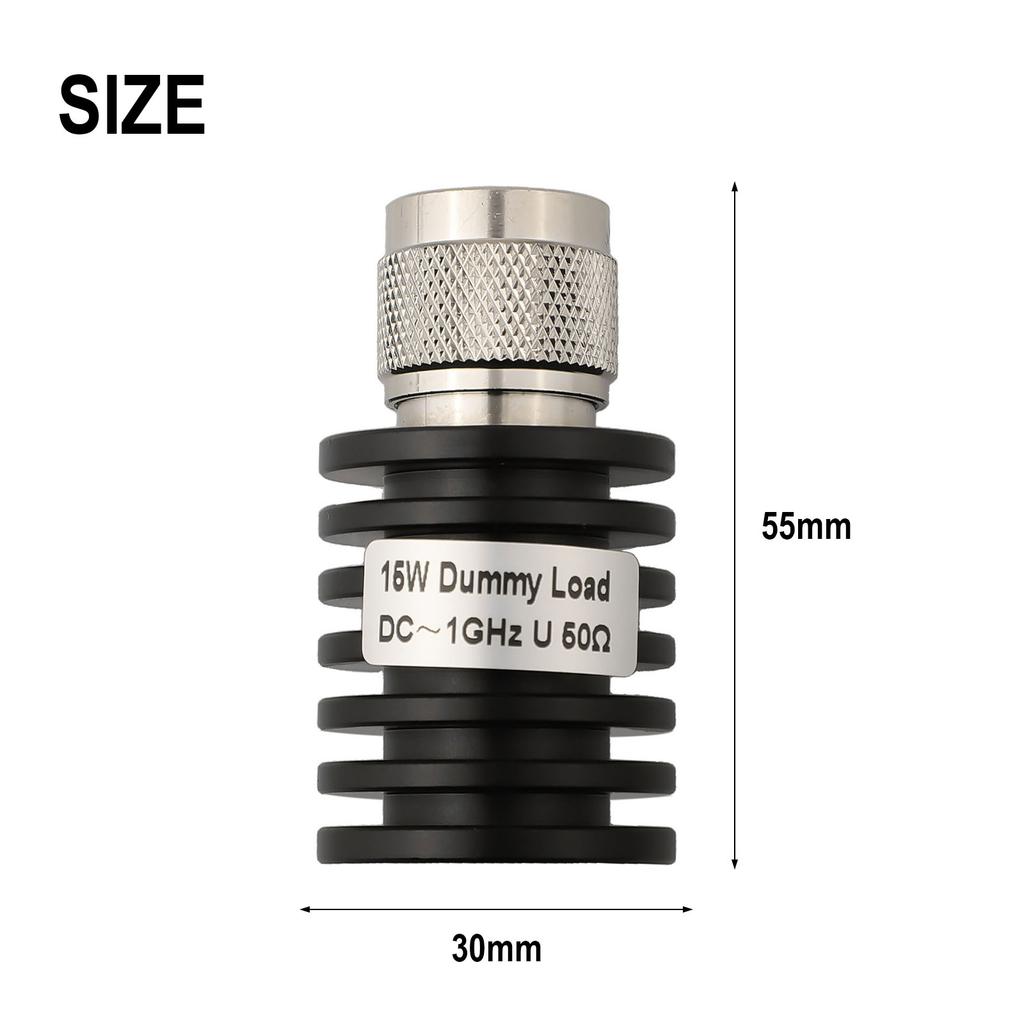 SO-239 Connector 50 Dummy Load Vswr 1.20 Temperature Range -55 C To 125 C Stable Performance For RF Testing For SO-239