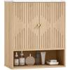 Bathroom Wall Cabinet with Adjustable Shelf - Oak