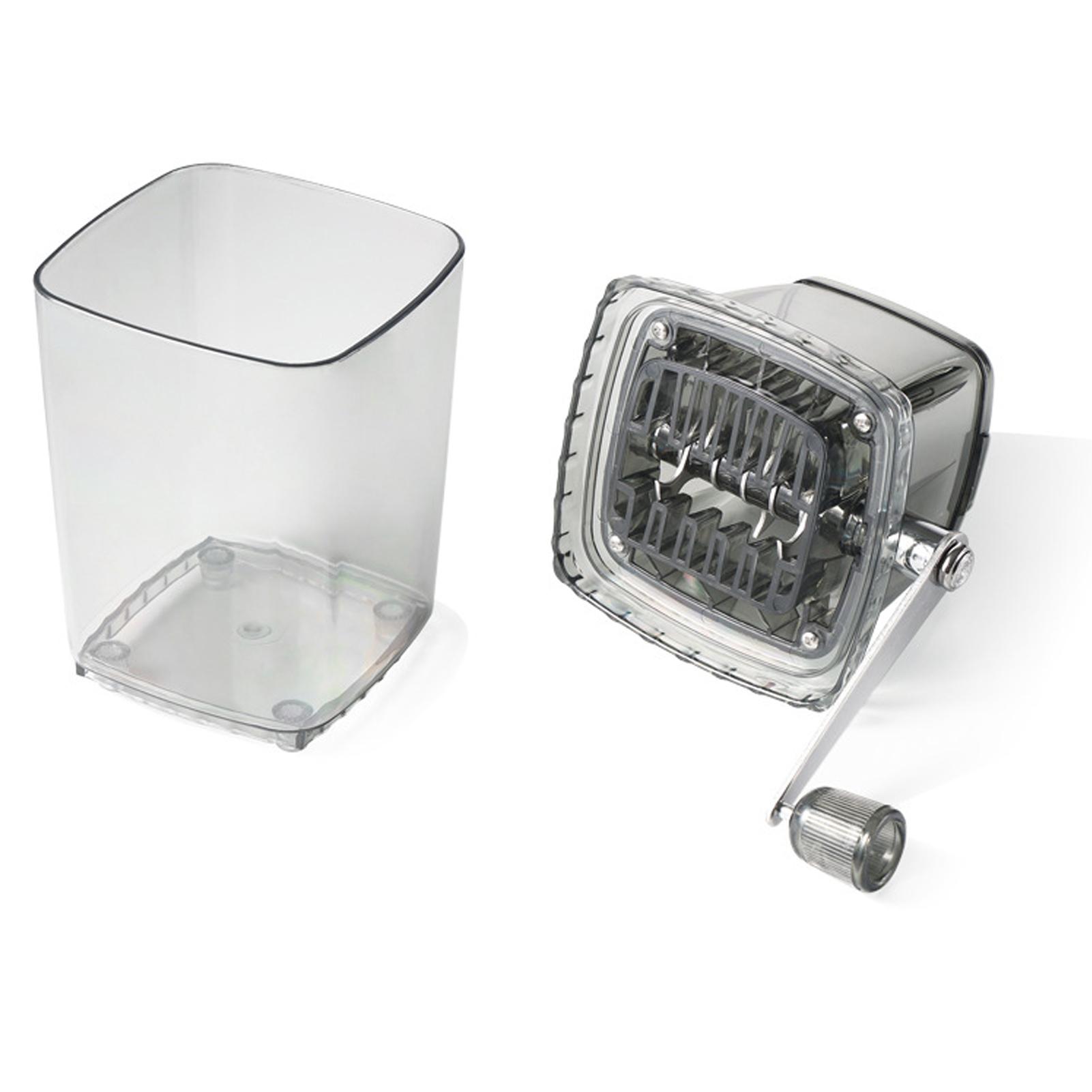 

Ручной ледокол Рыболовные бойлы Прикормка Измельчитель Пластиковая дробилка для прикормки с ручной рукояткой Прозрачный серый