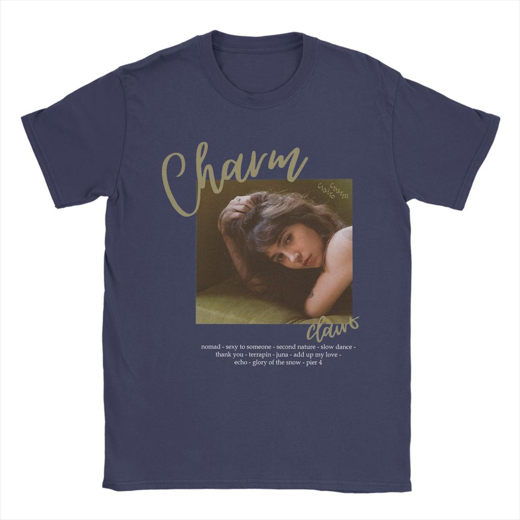 Men's Charm By Clairo Music T Shirt  100% Cotton Clothing Vintage Short Sleeve O Neck Tees Gift Idea T-Shirts