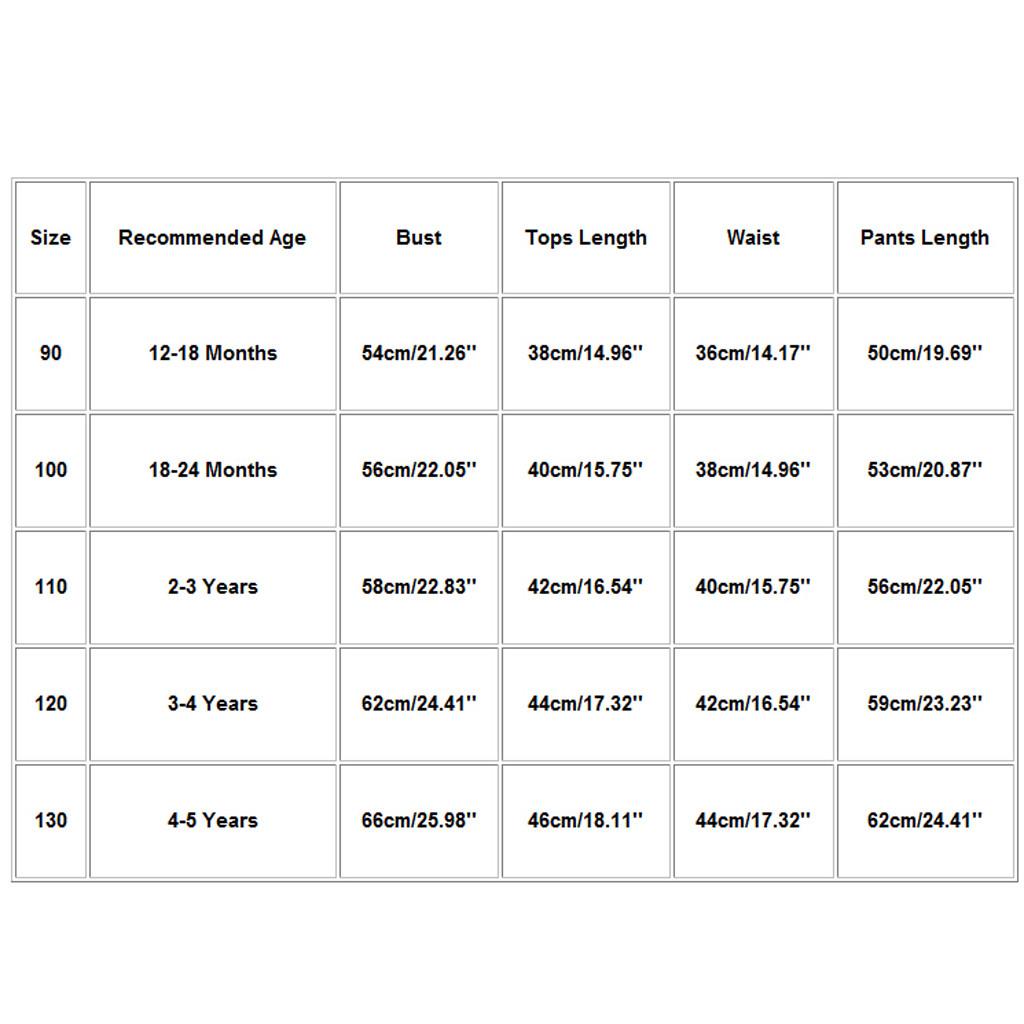 Girls Christmas Santa Clothing Set Baby Boys Infant Tops Pants Flares Outfits