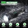 2Pack Rechargeable Flashlights, 100000 High Lumens Super Bright Led Tactical Flashlight with 5 Modes, High Power Waterproof Dual Button/Dual