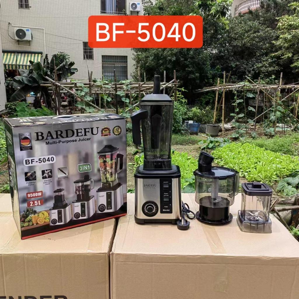 Frullatore, Mixer, Tritacarne, Tritaghiaccio e Spremiagrumi in Acciaio Inossidabile ad Alta Potenza 8 in 1 da 3L