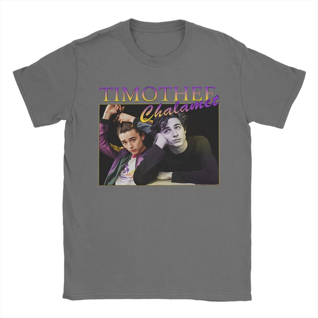 Timothee Chalamet American Actor TShirt Harajuku TShirts Couple Cotton ONeck Oversize Top Tees Short Sleeve Y2K Funny Tops