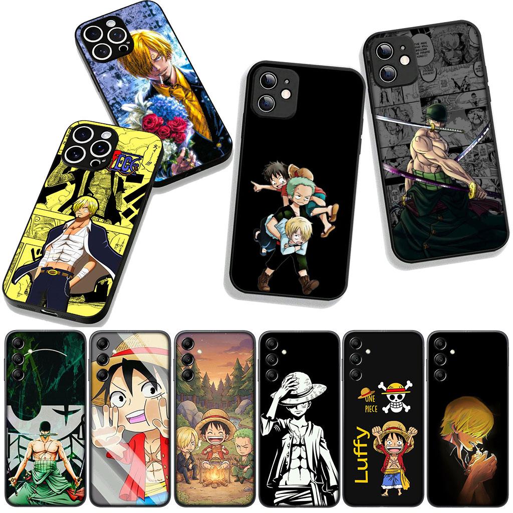 for Samsung Galaxy A36 A17 A26 A07 A35 A54 A53 A13 A33 A34 S8 S9 S20 S21 FE S10 Plus Case Comics One Zoro Piece Sanji Luffy