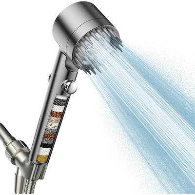 Shower Head, Micro Nano Bubble Mist, 3+1 Stage Mode Shower, Water Purification, Hand Stop Water, Pressure Adjustment, Ultra Fine Flow, Chlorine MEKO