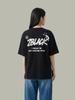 ZBLACK Spray Print Oversized Short Sleeve White