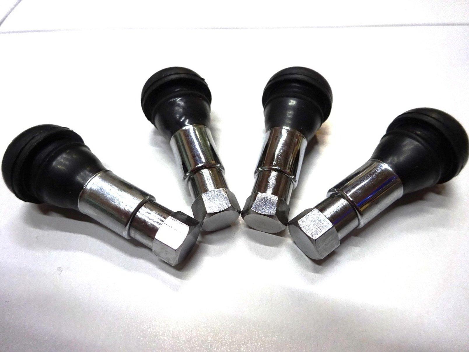 

Taiheiyo Industry TR413 TR-413 Tubeless Tire Rubber Valves Set of 4 with Sealing Pacific
