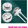 48mm Toilet Push Thread Diameter Dual Push Flushing Button Adjustable Toilet Water Tank Button,Compatible with Glacier Bay Aquasource TOTO