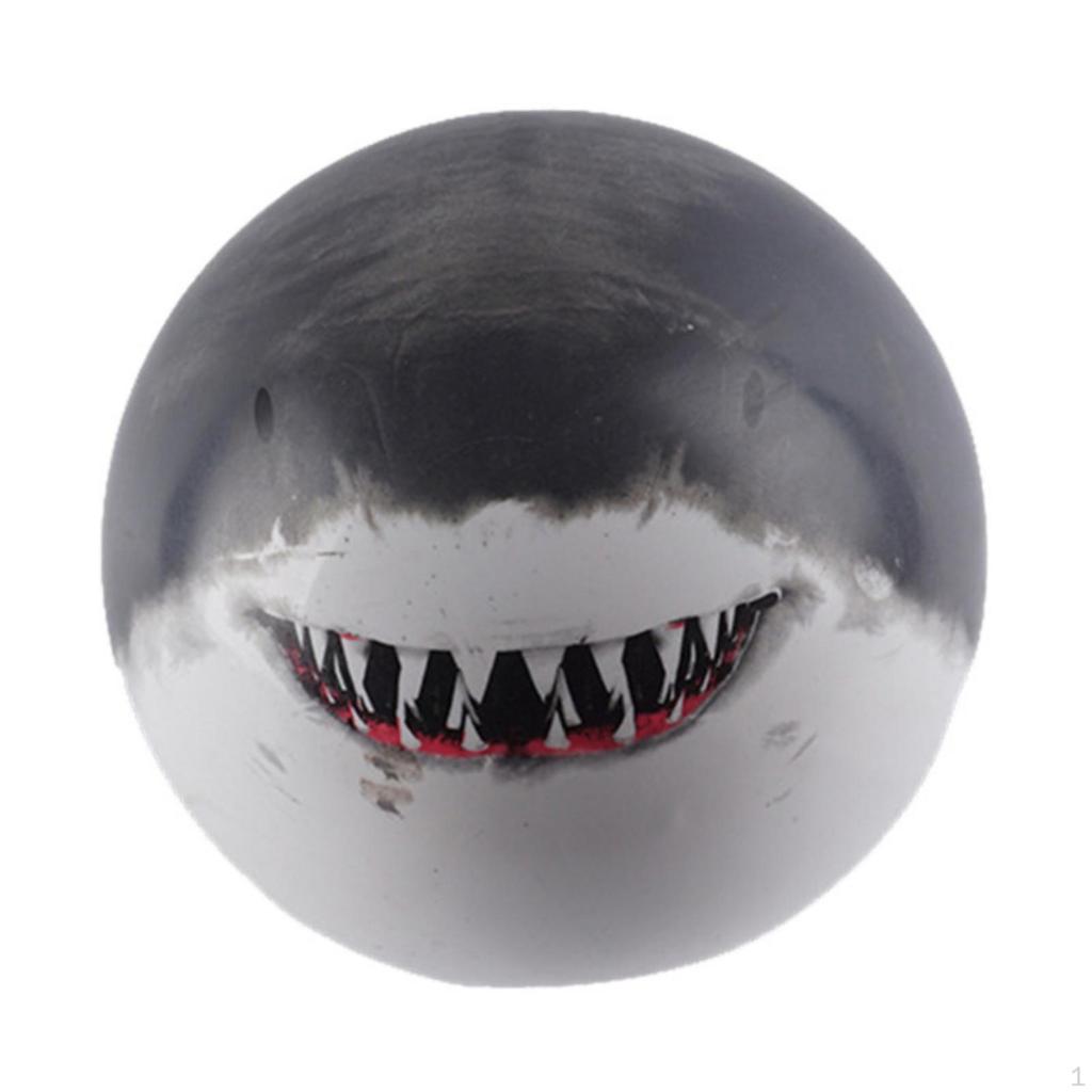 WaterFillable Shark Spherical Inflatable Ball Dark Gray fit Land Play