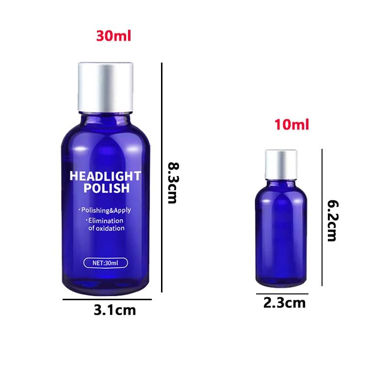 Car Headlights Liquid Repair Agent Glass Polishing Anti-scratch and Maintenance Liquid Kit Any Car Universal Refurbish Agent