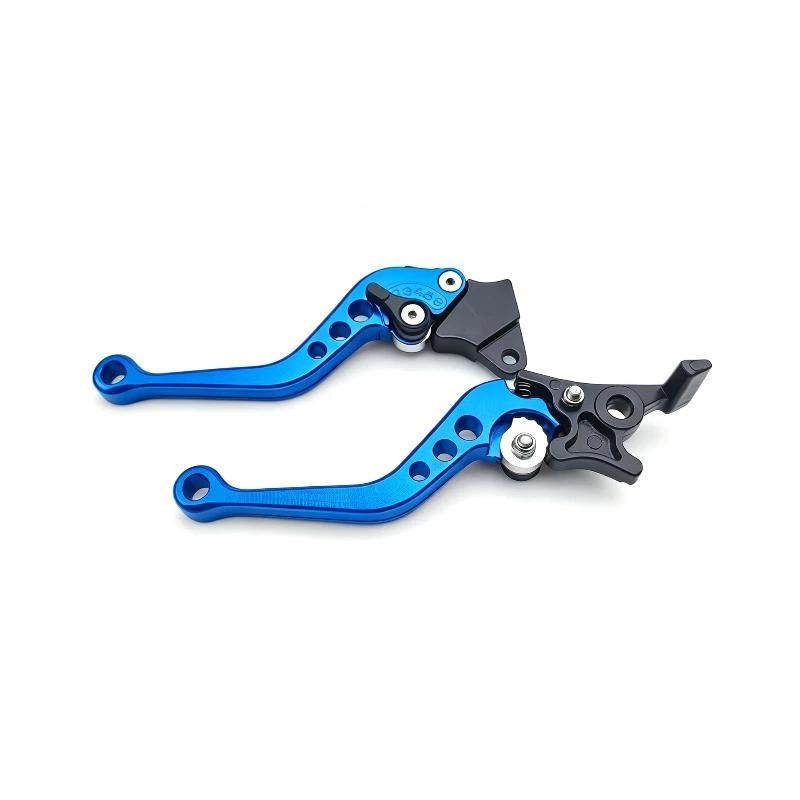 2Pcs Universal Cnc Alloy Motorcycle Brake Handle Adjustable Adjustable Front Rear Disc Brakes Double Disc Brake Handle Lever