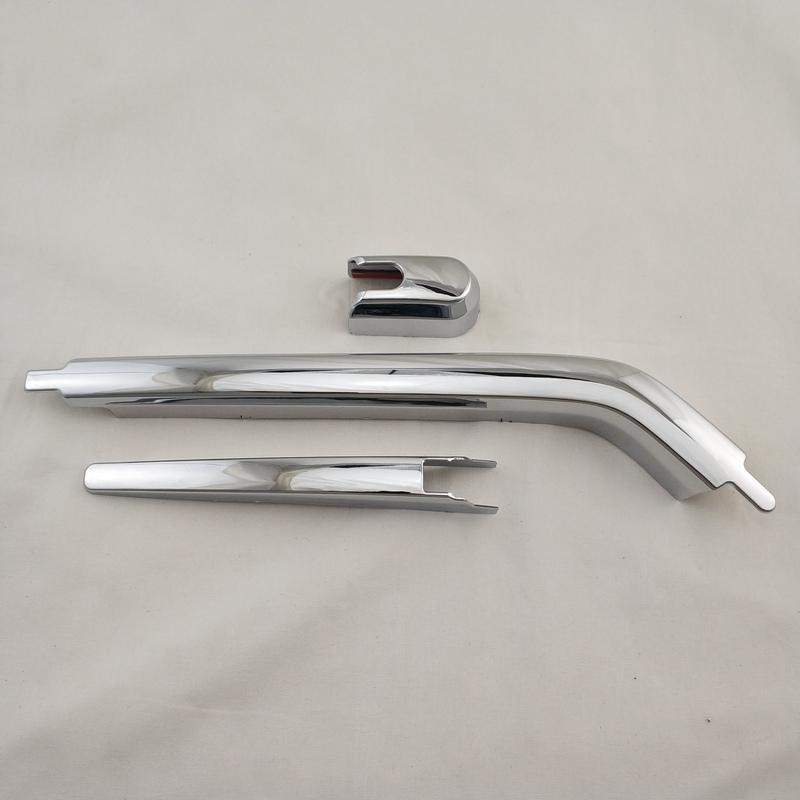 Car Modification ABS Chrome Rear Glass Wiper Decorative Cover Accessories Trim For Toyota INNOVA 2007 2008 2009 2010 2012 2013