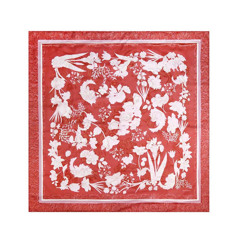 MARJA KURKI Double-Sided Silk Square Scarf