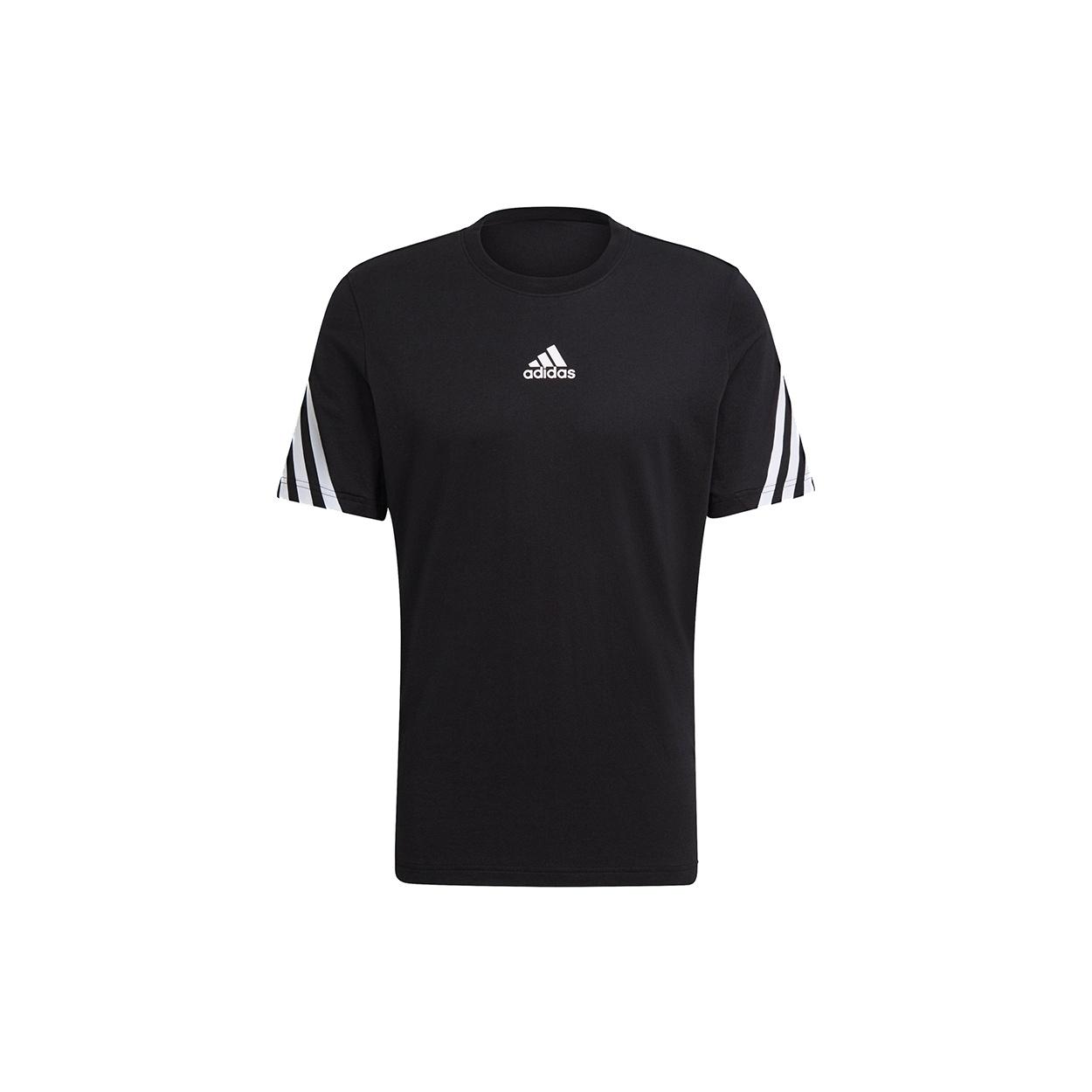adidas M 3s Tape Tee Printing Sports Short Sleeve Black Men s GP4118 XXL
