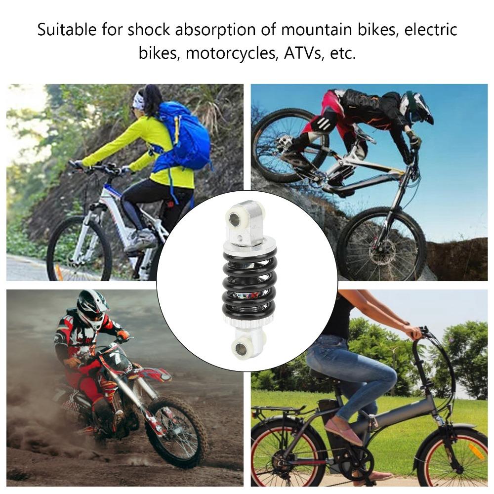 2PCS 90mm Spring Shock Absorber Aluminum Alloy Mountain Bike Shock Absorber  Dirt Bike
