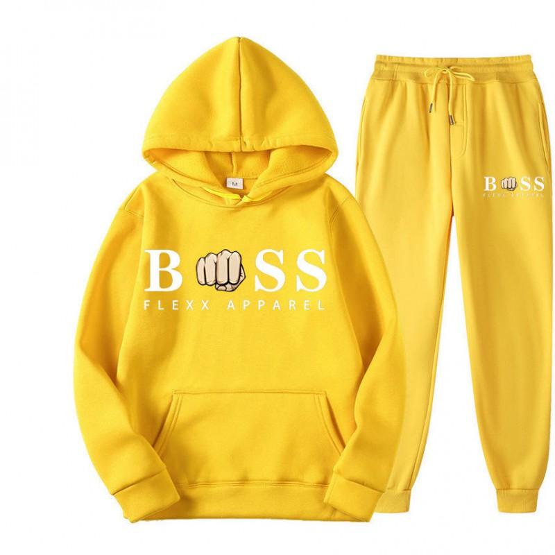 Mens Oversized Hooded Long Sleeve Sweatshirt Casual Printed Fleece-Lined Pullover Sportswear