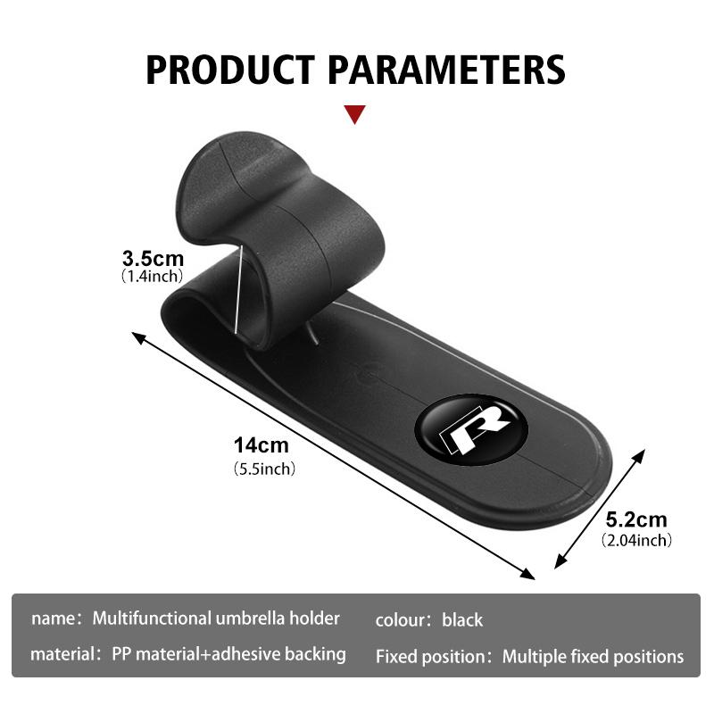 Adhesive Car Umbrella Holder PP Material Auto Storage Organizer For Volkswagen VW Golf Polo 4 5 6 Passat B5 B6 B7 CC Jetta