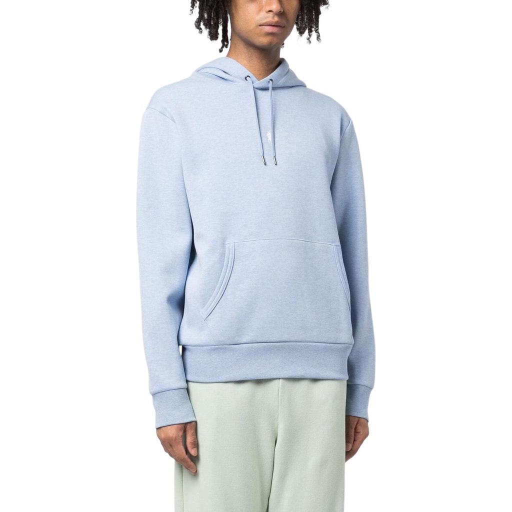 Polo Ralph Lauren Letter Print Hooded Drawstring Long Sleeve Sweatshirt Men Sweatshirt Blue 710881506-026