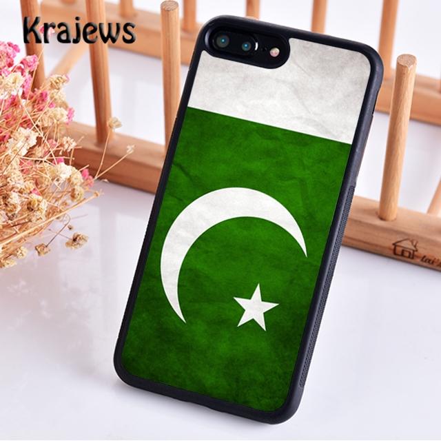 Krajews Pakistan Nationalflagge Telefonhülle Abdeckung für iPhone 14 5 6s 7 8 plus X XR XS 11 12 13 pro max Samsung Galaxy S21 S22ultra