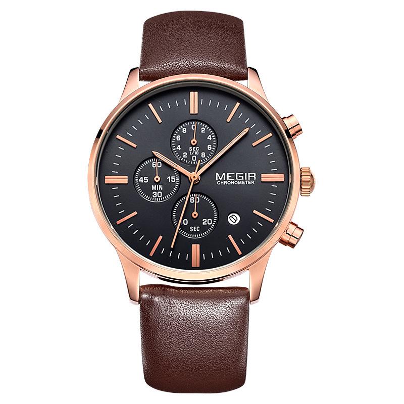 Canvas Strip Steel Mesh Belt Watch Multi-Function Chronograph Men'S Quartz Watch Waterproof Men'S Watch 2011