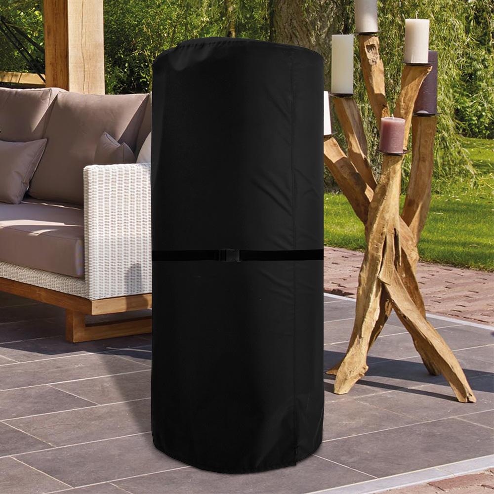 Heater Cover Outdoor Patio Furniture Covers Oxford Cloth Waterproof Snowproof Dustproof UV-Resistant Heater Protector for Garden