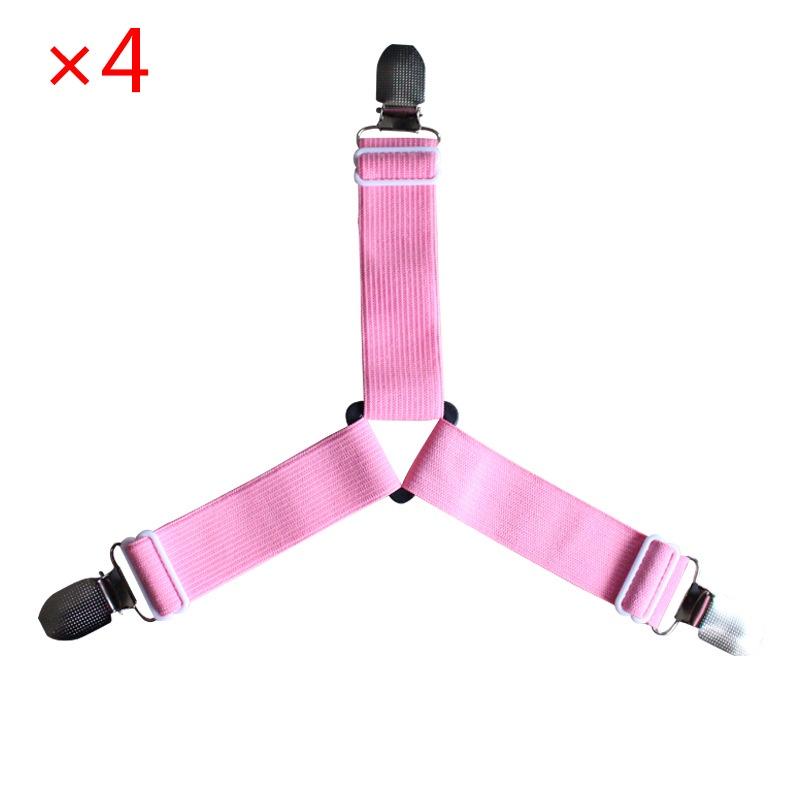 4 X Triangle Suspender Holder Bed Mattress Sheet Straps Grippers Fasteners