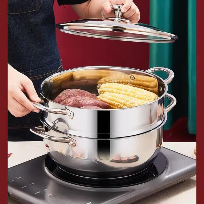 Adneny 30cm Multi-Purpose Stainless Steel Steamer